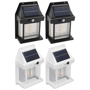 2 แพ็ค Solar Porch Light Waterproop Dusk To Dawn ไฟกลางแจ้งแสงแสงอาทิตย์แสงสำหรับลานจอดรถลานบ้านลานบ้าน