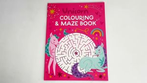 Unicorn Mazes & Colouring Book With 40+ Mazes & Beautiful Illustrations