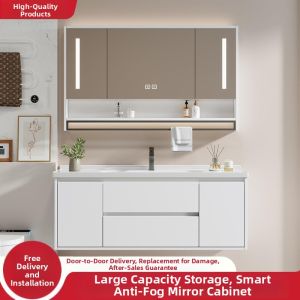 Narrow Wall-mounted Bathroom Cabinet Set 40cm