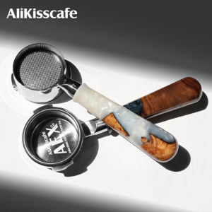 AliKisscafe กาแฟ Portafilter 58 มม.สําหรับ E61 Gaggia Nuova Hibrew Breville 9 series Cyrus Handle Espresso อุปกรณ์เสริมเครื่องมือ Barista