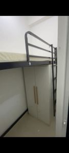 Loft bed customize with wardrobe singapore/helper loft bed customize