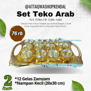Set teko air zam-zam khas Timur Tengah