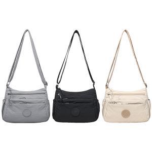 กระเป๋าสะพายข้างกระเป๋าสะพายข้างแบบลำลองพร้อมสายรัดปรับระดับได้กระเป๋าสะพายข้างสำหรับผู้หญิงเดินทางช้อปปิ้ง[Winnereco World]