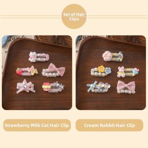 Cartoon Strawberry Style Pet Nose Clip Hair Clip