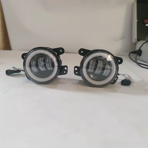 2PCS 3.5Inch 4Inch LED Fog Lights 60W Amber Yellow CREE Led Chips Offroad Driving Fog Lights Drl For Toyota Nissan Mitsubishi Jeep Wrangler JK JL Car Motorcycle