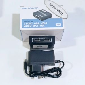 Bộ chia HDMI 1 ra 2 (HDMI Splitter) / 1 Input ra 2 Output HDMI (Model: SM4K102)