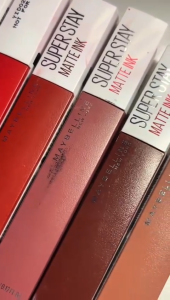 Lipstik Maybelline Lip Cream Super Stay matte tahan lama waterprof anti air