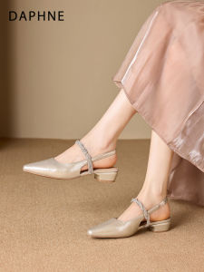 Daphne | Elegant Summer New French Style Thick Heel High Heels