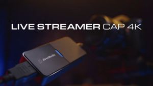 AVerMedia Live Streamer Cap 4K USB DSLR Capture Card BU113 - 4Kp30 Video Capture Plug & Play Ultra Low Latency AI Framing ePTZ NDAA Compliant