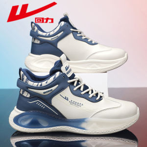 รองเท้าบาสเก็ตบอลกันน้ำสำหรับผู้ชาย รองเท้าวิ่งแบบหนัง กันน้ำ กันกลิ่น ฤดูใบไม้ผลิและฤดูใบไม้ร่วง รองเท้าลำลอง สไตล์เยาวชน รองเท้าผ้าใบ