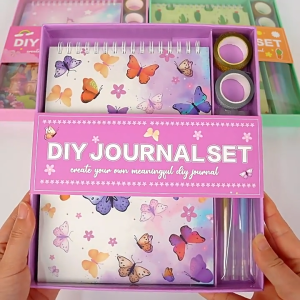 SG Specool® Gift Set Diary Scrapbook Stickers Children DIY Notebook Gift Box Set DIY Journal Set