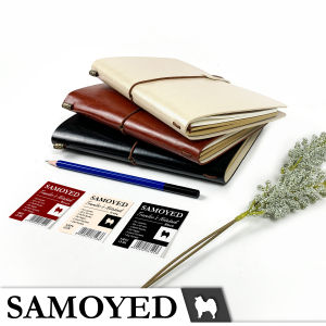 Buku Tulis / Catatan / Agenda / Jurnal / Travelers Notebook / Diary / Journal Samoyed NBTV-L3