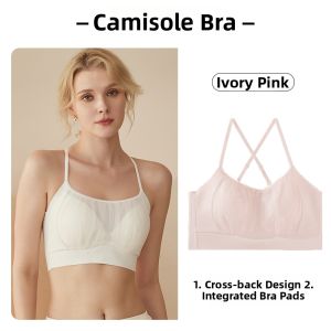Large Chest Concealing Beautiful Back Vest Style Underwear No Wire Anti-Expose