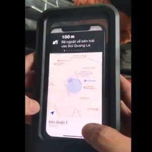 Kẹp Giá Đỡ Điện Thoại Xe Máy Chống Nước -  Chống Mưa - Dành Cho Xe Máy Đi Mưa ( Gắn Gương Xe - Ghi Đông)