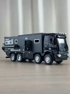 1:24 NOMADISM Raptor F150 RV Alloy Model Car Toy Metal Diecast Miniature Off Road Vehicle Models Sound Light Toys For Kids Gifts