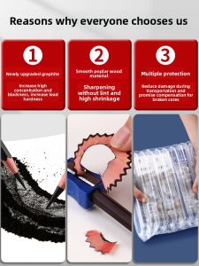 Marie’s | Artistic Charcoal Pencils for Drawing and Sketching Soft Medium Hard