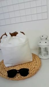 Tote Bag Kekinian Shoulder Bag Bahan Kanvas Tebal Premium 100% - LETISHA SERIES