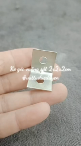 Ke góc vuông (Sắt) 2x2x2 cm - lỗ Ø 6mm - Dày 1mm - #vattuducduyen
