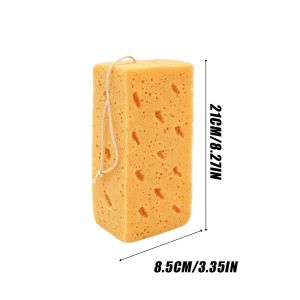 Car Wash Honeycomb Sponge Block Large Size Soft Foam Cleaning Sponge Reusable Car Motorcycle Washing Sponge Brush Anti-Scratch