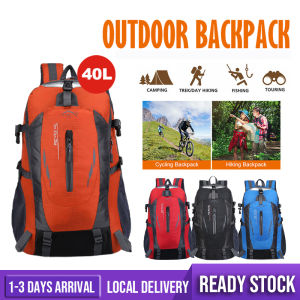 Hiking Bag 40L Waterproof Outdoor Backpack Hiking Camping Sports Daypack Bag Beg Fishing Casual Bag