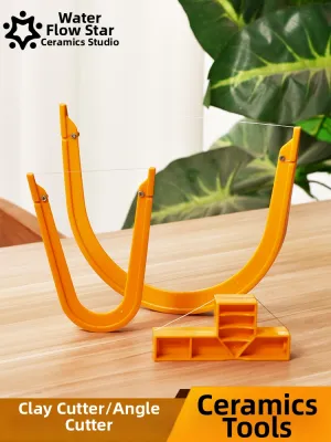 Plastic Handle U-Shaped Clay Cutter