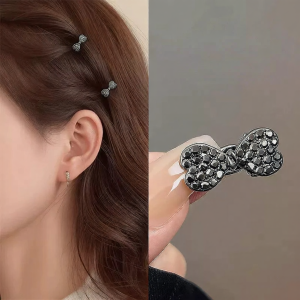 Elegant Bow Side Bang Hair Clip