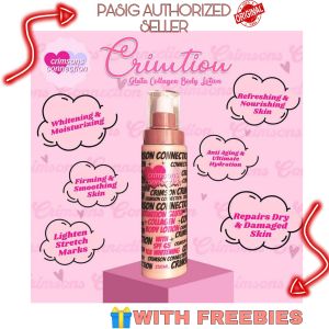 CRIMSONS CONNECTION CRIMTION-GLUTA COLLAGEN LOTION WITH SPF 65 WITH FREEBIES