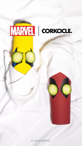 CORKCICLE MARVEL SPORT CANTEEN INSULATED WATER BOTTLE - 20oz DEALPOOL (600ml)
