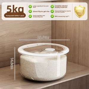 MEIZHUFU | Anti-Moth Anti-Humidity Airtight Storage Bucket