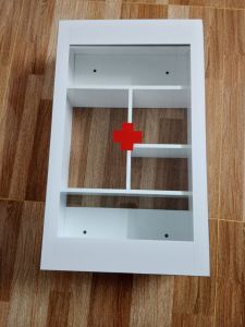 tủ thuốc y tế gia đình cửa kính trượt tiện lợi 56x34x13cm