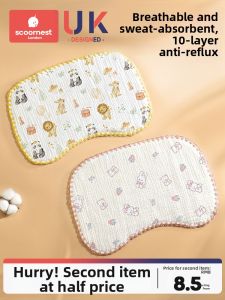 KESCOORL | Sweat-Absorbing Breathable Anti-Reflux Infant Pillow