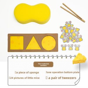 Preschool Montessori Early Education Matching Teaching Aids Shape Recognition Intelligence Training Fine Motor Skills Toys