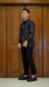 RBS Batik - Kemeja Batik Pria Widura Slimfit Lapis Furing Lengan Panjang