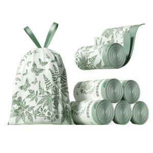 Okiss Thickened Tear-Resistant Plastic Garbage Bags Large Size Kitchen Mosquito Repellent Drawstring Household Cleaning Tools