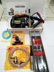Paket Radio Rig mobil weierwei 8900 4 Band Lengkap tinggal pasang