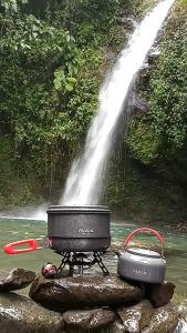 Cookware set for camping nonstick aluminum 2-3 people ALOCS original