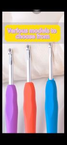 Crochet for Weave Sewing Needles Tool 3-6mm lmported Quality Rubber Handle CrochetHooks