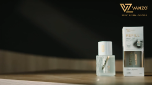 Vanzo Smart Car Diffuser Multiple Spray Modes Smart Auto Vibration Sensor Car Perfume Air Freshener Pewangi Kereta Lasts 100 days Hadiah Original 120ml