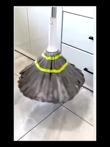 (Baolikai) Mop Rotating Telescopic Magic Mop Lazy Mop Absorbs Water And Dust Floor Cleaning Tool
