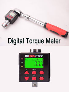 Digital Torque Meter 0.1-340 N.m Adjustable Torque Meter Adapter Professional Electronic Torque Wrench Universal Repair Tools