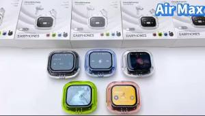 หูฟังบลูทูธไร้สาย Air Max หูฟัง bluetooth 5.4 น้าจอสัมผัสอัจฉริยะ ลดเสียงรบกวน หูฟังไร้สาย