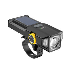 winpolar | High Beam Flashlight Solar Powered Bike Front Light