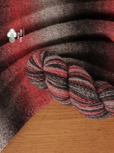 LOVEYARN | Medium Coarse Wool Alpaca Variegated Yarn for DIY Crochet and Knitting