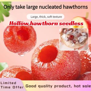 【Hot🏅】Seedless Hawthorn Halal Dried Fruit Hawthorn Snack Buah Hawthorn 空心山楂果 Hollow Hawthorn Ball Dried Hawthorn Preserved Hawthorn Snacks Dried Fruit