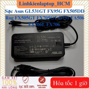 Sạc laptop Asus FX95G FX505DD FX505GD Rog FX505GT FX705GT FX706L FX706 G731 GL531GT FA506 - Sạc Asus 20v-7.5A-150w