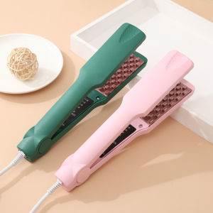 Professional Volumizing Hair Iron Ceramic 3D Grid Hair Crimper Curling Iron Corn Perm Splint Flat Iron Hair Styling Tools