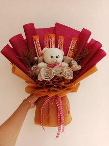 BUKET BONEKA REALPICT TANPA PO