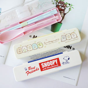 Quiet BPA Free Childs Chopsticks Spoon Set Dishwasher Safe