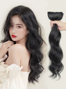 ปีกผมสุดหรูหรา 3 ชิ้น สำหรับผู้หญิง ด้ายผมสุดธรรมชาติ ด้ายผมสุดธรรมชาติ ปรับความยาวได้ ทรงผมแบบตรง ทรงผมสไตล์เกาหลี