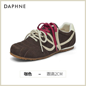 Daphne Flat Bottom Dequn Shoes Womens 2025 New Autumn Retro Breathable Casual Sports Soft Bottom Comfortable Fashionable